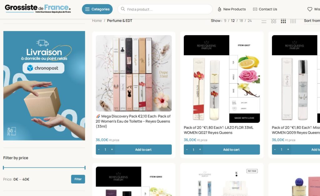 le site grossiste de france