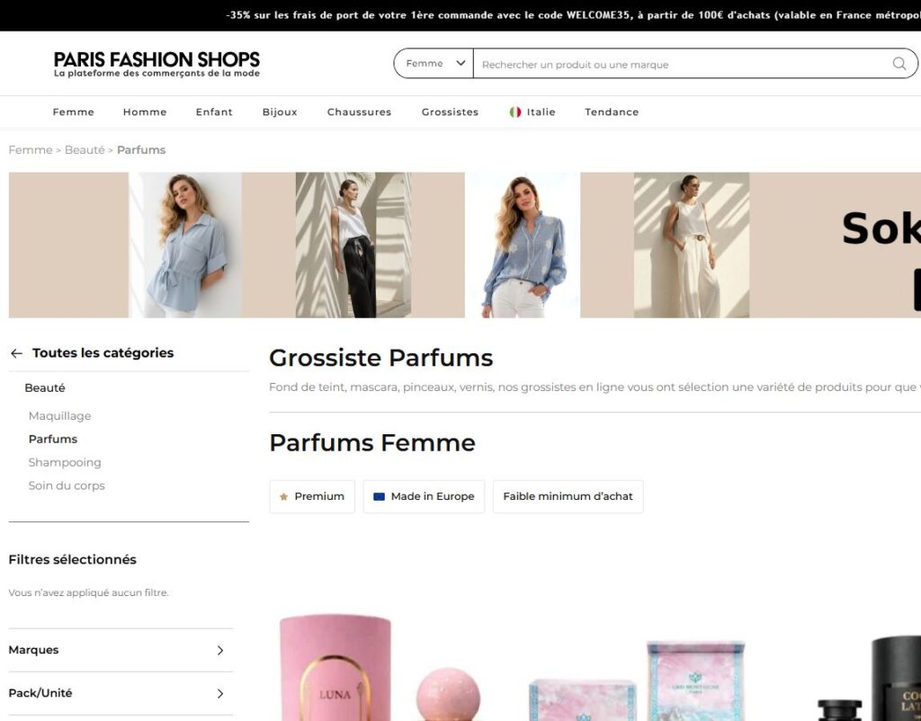 paris fashion shops page acceuil
