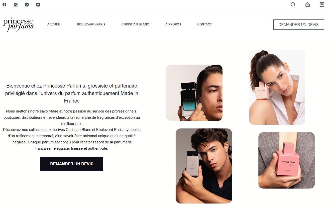 Princesse Parfums grossiste